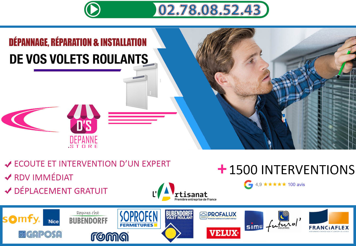 Deblocage volet roulant Brionne 27800